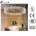 Lampe pendante en cristal d&#39;acier inoxydable d&#39;hôtel décoratif d&#39;hôtel européen
